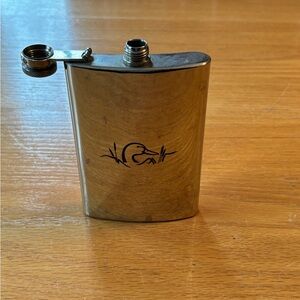 Stainless Steel Engraved Duck Hip Flask